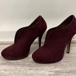 Apt 9 Wine Red Heels, Size 7